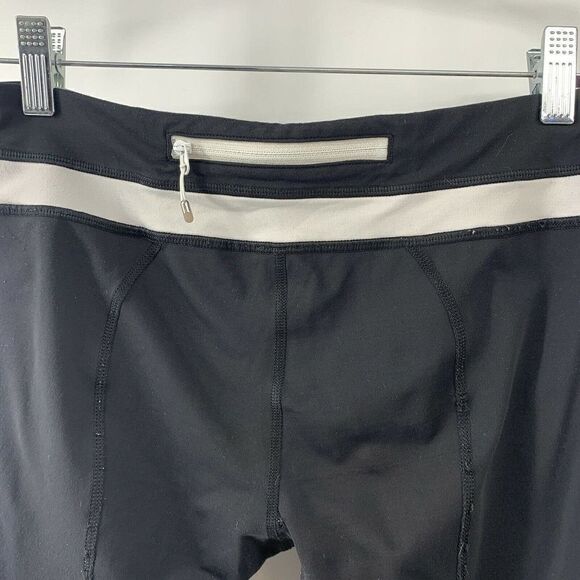 Lululemon Run Inspire Crop II Black Yoga Pants 6 - Picture 4 of 6